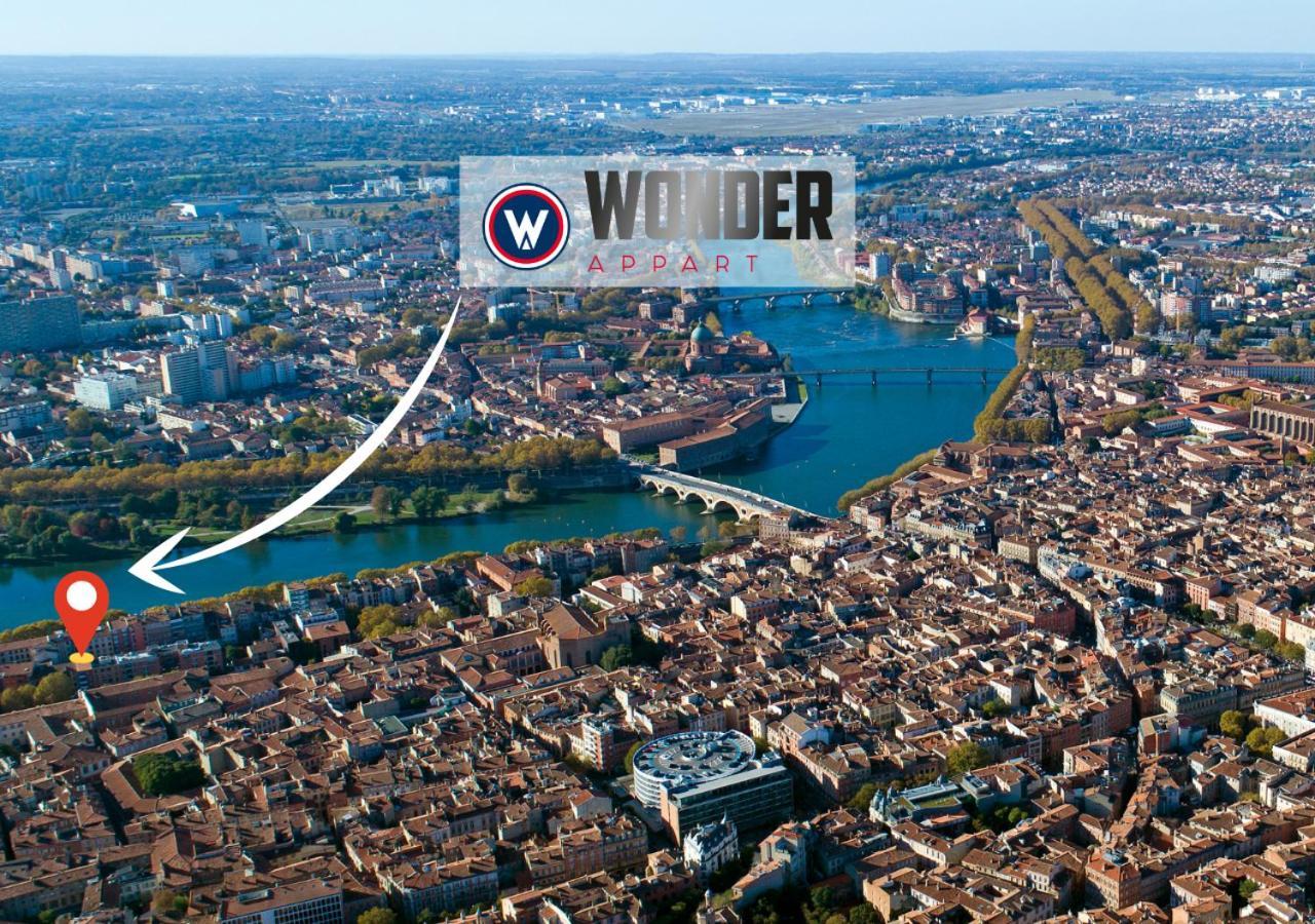 404 - Wonder Appart - Vue Garonne - Toulouse Exterior foto
